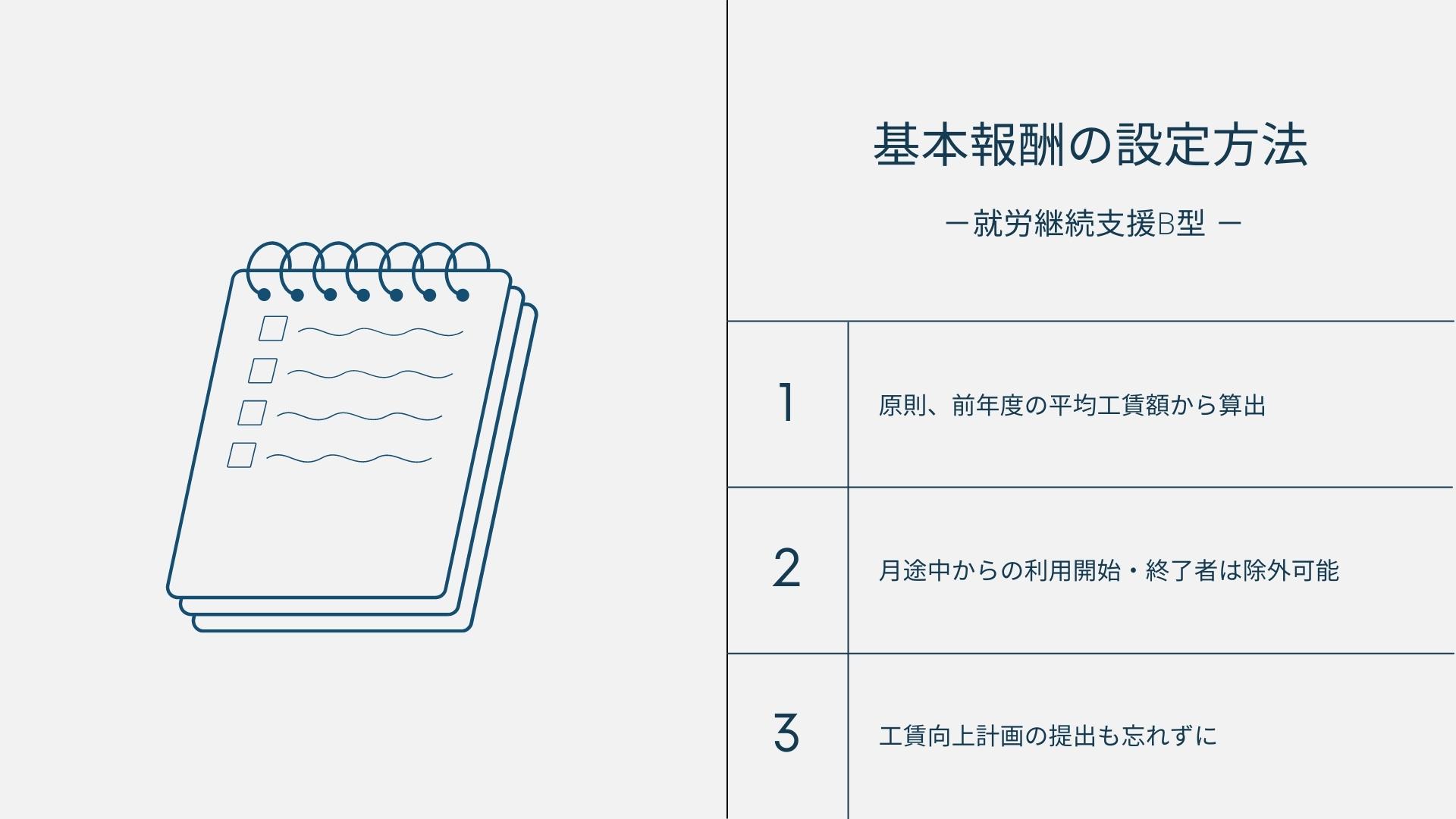 就労継続支援b型 平均工賃額の算出方法 行政書士ヨシカワ事務所